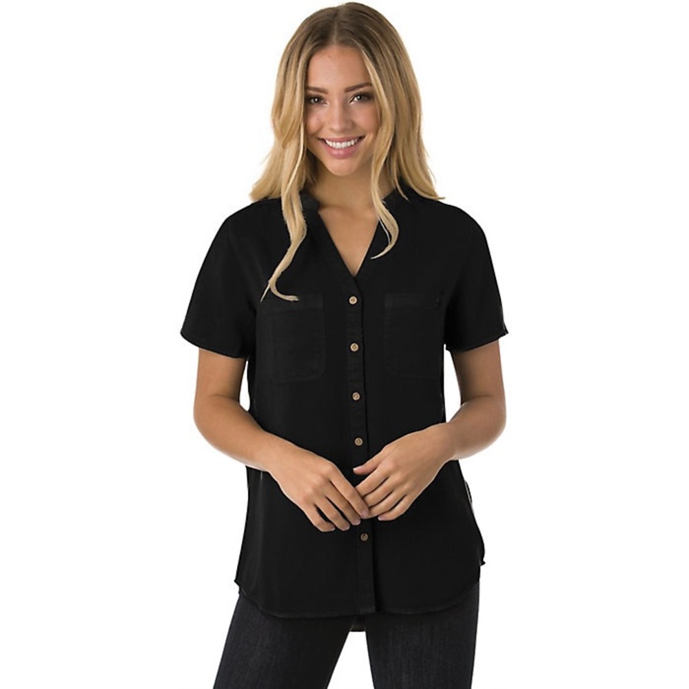 Tentree pecan short sleeve button up